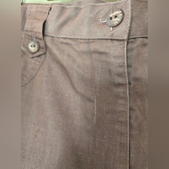 Index Petite | Beautiful Brown Capris, Size 14P - Picture 2 of 9